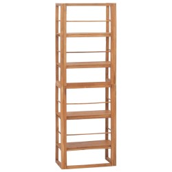 vidaXL Regal 60x30x180 cm Teak Massivholz