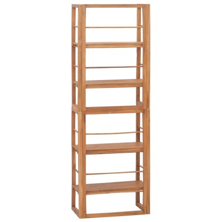vidaXL Regal 60x30x180 cm Teak Massivholz