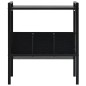 vidaXL Bücherregal 2 Regalböden Schwarz 52x28x59 cm Holzwerkstoff vidaXL Bücherregal 2 Regalböden Schwarz 52x28x59 cm Holzwerkstoff