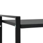 vidaXL Bücherregal 2 Regalböden Schwarz 52x28x59 cm Holzwerkstoff vidaXL Bücherregal 2 Regalböden Schwarz 52x28x59 cm Holzwerkstoff