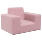 vidaXL Kindersofa Rosa Weich Plüsch vidaXL Kindersofa Rosa Weich Plüsch