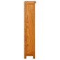 vidaXL Bücherregal 4 Fächer 45x22x110 cm Massivholz Eiche vidaXL Bücherregal 4 Fächer 45x22x110 cm Massivholz Eiche