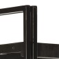 vidaXL Bücherregal 5 Fächer Schwarz 40x30x180 cm Mango Massivholz vidaXL Bücherregal 5 Fächer Schwarz 40x30x180 cm Mango Massivholz