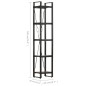 vidaXL Bücherregal 5 Fächer Schwarz 40x30x180 cm Mango Massivholz vidaXL Bücherregal 5 Fächer Schwarz 40x30x180 cm Mango Massivholz