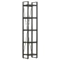 vidaXL Bücherregal 5 Fächer Schwarz 40x30x180 cm Mango Massivholz vidaXL Bücherregal 5 Fächer Schwarz 40x30x180 cm Mango Massivholz