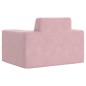 vidaXL Kindersofa Rosa Weich Plüsch vidaXL Kindersofa Rosa Weich Plüsch