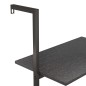 vidaXL Leiterregal mit 4 Böden Schwarz 64x35x152,5 cm vidaXL Leiterregal mit 4 Böden Schwarz 64x35x152,5 cm