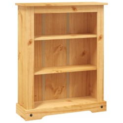 vidaXL Bücherschrank 3 Fächer Mexiko-Stil Kiefernholz 81x29x100 cm