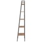 vidaXL Standregal 5 Böden Dunkelbraun und Schwarz 56x35x174 cm vidaXL Standregal 5 Böden Dunkelbraun und Schwarz 56x35x174 cm