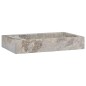 vidaXL Waschbecken Grau 58x39x10 cm Marmor vidaXL Waschbecken Grau 58x39x10 cm Marmor