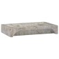 vidaXL Waschbecken Grau 58x39x10 cm Marmor vidaXL Waschbecken Grau 58x39x10 cm Marmor