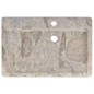 vidaXL Waschbecken Grau 58x39x10 cm Marmor vidaXL Waschbecken Grau 58x39x10 cm Marmor