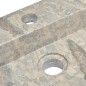vidaXL Waschbecken Grau 58x39x10 cm Marmor vidaXL Waschbecken Grau 58x39x10 cm Marmor