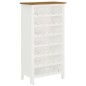 vidaXL Weinschrank 56x32x110 cm Massivholz Eiche vidaXL Weinschrank 56x32x110 cm Massivholz Eiche