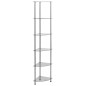 vidaXL Regal mit 6 Ablagen Transparent 30x30x160 cm Hartglas vidaXL Regal mit 6 Ablagen Transparent 30x30x160 cm Hartglas