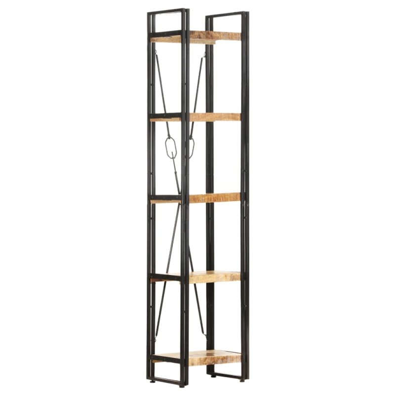 vidaXL Bücherregal 5 Fächer 40x30x180 cm Mango Massivholz vidaXL Bücherregal 5 Fächer 40x30x180 cm Mango Massivholz