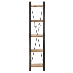 vidaXL Bücherregal 5 Fächer 40x30x180 cm Mango Massivholz