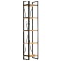vidaXL Bücherregal 5 Fächer 40x30x180 cm Mango Massivholz vidaXL Bücherregal 5 Fächer 40x30x180 cm Mango Massivholz