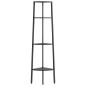 vidaXL Eckregal mit 4 Ablagen Schwarz 45,5x31,5x150 cm vidaXL Eckregal mit 4 Ablagen Schwarz 45,5x31,5x150 cm
