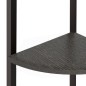 vidaXL Eckregal mit 4 Ablagen Schwarz 45,5x31,5x150 cm vidaXL Eckregal mit 4 Ablagen Schwarz 45,5x31,5x150 cm