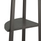 vidaXL Eckregal mit 4 Ablagen Schwarz 45,5x31,5x150 cm vidaXL Eckregal mit 4 Ablagen Schwarz 45,5x31,5x150 cm