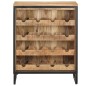 vidaXL Weinschrank 62x33x78,5 cm Raues Mangoholz vidaXL Weinschrank 62x33x78,5 cm Raues Mangoholz