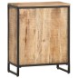 vidaXL Weinschrank 62x33x78,5 cm Raues Mangoholz vidaXL Weinschrank 62x33x78,5 cm Raues Mangoholz