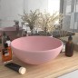 vidaXL Luxus-Waschbecken Rund Matt Rosa 32,5x14 cm Keramik vidaXL Luxus-Waschbecken Rund Matt Rosa 32,5x14 cm Keramik