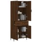 vidaXL Highboard Braun Eichen-Optik 69,5x34x180 cm Holzwerkstoff vidaXL Highboard Braun Eichen-Optik 69,5x34x180 cm Holzwerkstoff