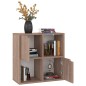 vidaXL Bücherregal Grau Sonoma-Eiche 60x27,5x59,5 cm Holzwerkstoff vidaXL Bücherregal Grau Sonoma-Eiche 60x27,5x59,5 cm Holzwerkstoff