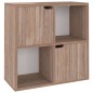 vidaXL Bücherregal Grau Sonoma-Eiche 60x27,5x59,5 cm Holzwerkstoff vidaXL Bücherregal Grau Sonoma-Eiche 60x27,5x59,5 cm Holzwerkstoff