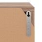 vidaXL Bücherregal Grau Sonoma-Eiche 60x27,5x59,5 cm Holzwerkstoff vidaXL Bücherregal Grau Sonoma-Eiche 60x27,5x59,5 cm Holzwerkstoff