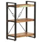 vidaXL Bücherregal 3 Fächer 60x30x80 cm Altholz Massiv vidaXL Bücherregal 3 Fächer 60x30x80 cm Altholz Massiv