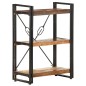 vidaXL Bücherregal 3 Fächer 60x30x80 cm Altholz Massiv vidaXL Bücherregal 3 Fächer 60x30x80 cm Altholz Massiv