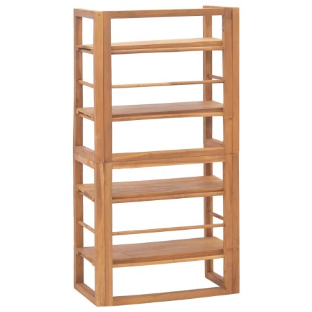 vidaXL Regal 60x30x120 cm Teak Massivholz