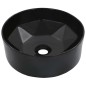 vidaXL Waschbecken 36 x 14 cm Keramik Schwarz vidaXL Waschbecken 36 x 14 cm Keramik Schwarz