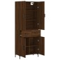 vidaXL Highboard Braun Eichen-Optik 69,5x34x180 cm Holzwerkstoff vidaXL Highboard Braun Eichen-Optik 69,5x34x180 cm Holzwerkstoff
