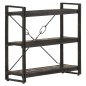 vidaXL Bücherregal 3 Fächer Schwarz 90x30x80 cm Mango Massivholz vidaXL Bücherregal 3 Fächer Schwarz 90x30x80 cm Mango Massivholz