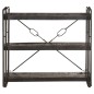 vidaXL Bücherregal 3 Fächer Schwarz 90x30x80 cm Mango Massivholz vidaXL Bücherregal 3 Fächer Schwarz 90x30x80 cm Mango Massivholz