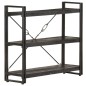 vidaXL Bücherregal 3 Fächer Schwarz 90x30x80 cm Mango Massivholz vidaXL Bücherregal 3 Fächer Schwarz 90x30x80 cm Mango Massivholz