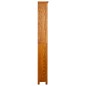 vidaXL Bücherregal 6 Fächer 52x22x180 cm Massivholz Eiche vidaXL Bücherregal 6 Fächer 52x22x180 cm Massivholz Eiche