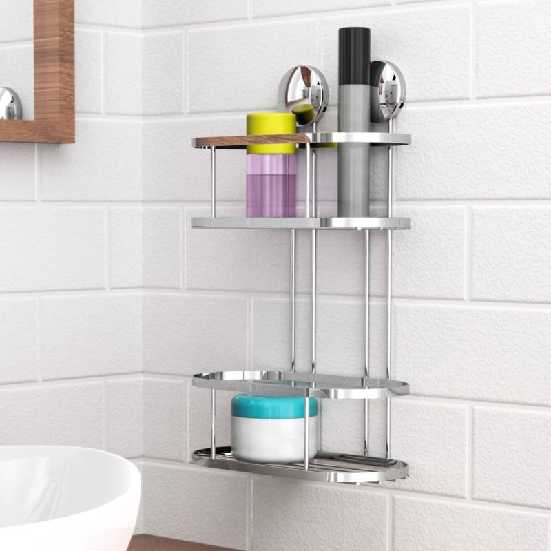 EISL Duschregal Chrom 22x11x34 cm EISL Duschregal Chrom 22x11x34 cm