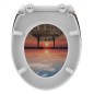 SCHÜTTE WC-Sitz mit Absenkautomatik Schnellverschluss SUNSET SKY SCHÜTTE WC-Sitz mit Absenkautomatik Schnellverschluss SUNSET SKY