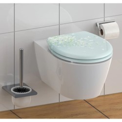 SCHÜTTE WC-Sitz Absenkautomatik Schnellverschluss FLOWER IN THE WIND