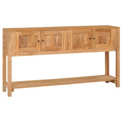 vidaXL Sideboard 140×30×75 cm Teak Massivholz