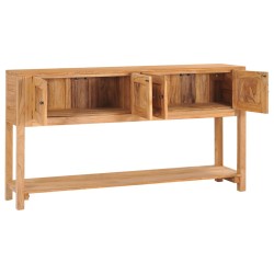 vidaXL Sideboard 140×30×75 cm Teak Massivholz