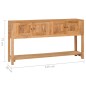 vidaXL Sideboard 140×30×75 cm Teak Massivholz vidaXL Sideboard 140×30×75 cm Teak Massivholz