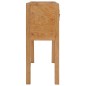 vidaXL Sideboard 125x30x75 cm Massivholz Teak vidaXL Sideboard 125x30x75 cm Massivholz Teak