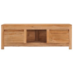 vidaXL TV-Schrank 100×30×35 cm Massivholz Teak
