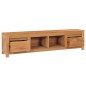 vidaXL TV-Schrank 135x30x35 cm Massivholz Teak vidaXL TV-Schrank 135x30x35 cm Massivholz Teak